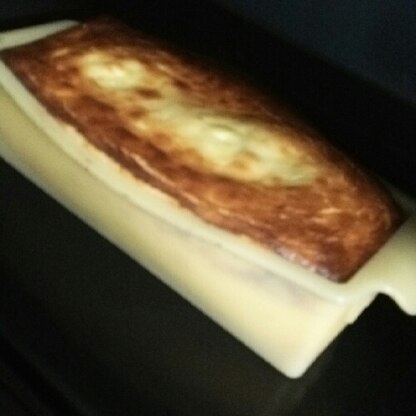 水切りヨーグルトで、チーズケーキ作れました(^o^)